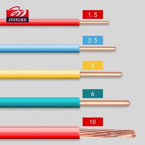बिजली के तांबे के तार केबल 1.5mm केबल कीमत चीन केबल उद्योग निर्माण थोक पीवीसी 1 कोर/2 कोर/3 कोर. वी. आर. तार - Product Image 4