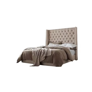 <span class=keywords><strong>Lit</strong></span> Super King Size en cuir véritable avec grande tête <span class=keywords><strong>de</strong></span> <span class=keywords><strong>lit</strong></span> et boutons tuftés, <span class=keywords><strong>lit</strong></span> double blanc - Product Image 4