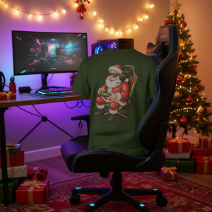 Camiseta retro con gráfico de Papá Noel para niños, para jugar en Navidad - Product Image 3