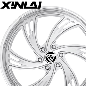 Xl कस्टम गहरी डिश क्रोम पॉलिश 6x139.7 20 22 24 इंच मोनोब्लॉक पहियों के लिए जाली पहियों को जाली पहिए - Product Image 5