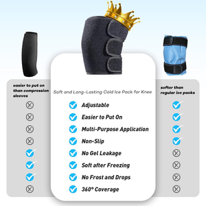 מוצרים טרנדיים 2026 קולקציה חדשה רטייה קרה רב פעמית לברך עם קרח להקלה על כאבים - Product Image 3