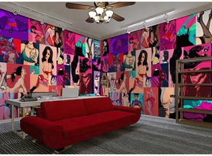 KTV Theme Hotel Sex Room <strong>Wallpaper</strong> Couple Room Hotel Decoration 3d Wall Art <strong>Sexy</strong> <strong>Bikini</strong> <strong>Wallpaper</strong> - Product Image 5