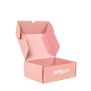 핫 세일 접이식 골판지 배송 상자 다채로운 사용자 정의 로고 의류 우편물 크래프트 종이 선물 도매 생분해 성 - Product Image 4