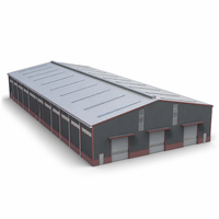 Entrepôt préfabriqué en structure métallique Meituo, conception libre, atelier, bâtiment industriel pour équipement