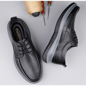 Nuevos Modelos 2026: Zapatos Clásicos de Hombre Tipo Loafer para Correr, de Malla Transpirable con Cordones, Casuales de Negocios, con Soporte de Arco, Ligeros y que Aumentan la Altura - Product Image 5