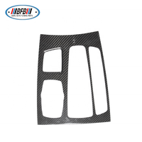 Kit d'accessoires intérieurs pour voiture en fibre de carbone 9 pièces, autocollants de garniture pour BMW X5 F15 2014-2017