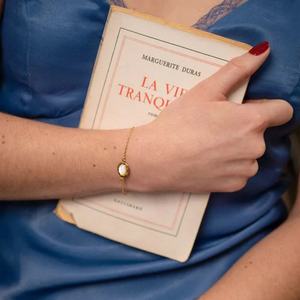 Ensemble de collier en perles en acier inoxydable plaqué or 18 carats PVD, étanche et très tendance, pour femmes - Product Image 3