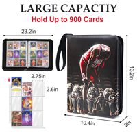 Portable amovible jeu de Baseball Trading Collector Album carte classeur détient des protecteurs 9 poche carte à collectionner classeur