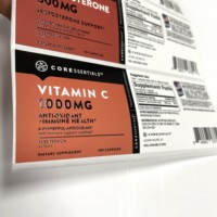 Etiquette de vin rouge personnalisée professionnelle avec logo tridimensionnel Produit d'emballage et d'impression