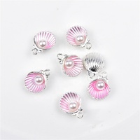 Coloré émail perle coquille pendentif résultats de bijoux bricolage boucles d'oreilles collier Bracelet alliage breloques