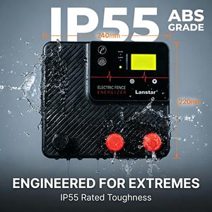 Électrificateur/<span class=keywords><strong>Chargeur</strong></span> de clôture électrique 100 km avec alarme et écran LCD pour grands ranchs et protection contre les éléphants, sortie 12KV 10J, alimentation secteur/batterie/solaire - Product Image 4
