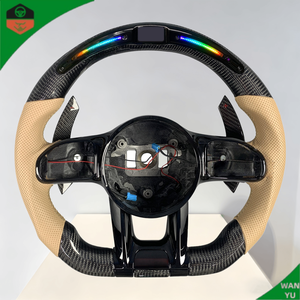 Volant en fibre de carbone LED pour Mercedes-Benz AMG W205 W204 W203 W213 W211 Classes A B C G – Mise à niveau et modernisation (ancien vers nouveau) - Product Image 3
