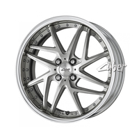 Rines de Aleación Forjados en Aluminio WORK RIZALTADO MESH2, 2 Piezas, 4x100, Diseño Invertido Completo para Toyota GR86, Honda, Subaru, Mazda, Polo, Audi TT