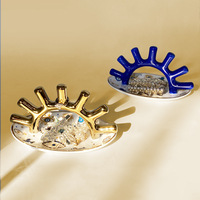 Nouveau présentoir d'anneau en céramique créatif moderne pour la décoration de la maison pour les décorations d'entrée à la maison plateau de rangement de bijoux mauvais œil