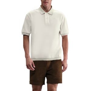 เสื้อยืดคอกลมผู้ชาย สำหรับใส่ทำงานประจำวัน ฤดูร้อน เรียบง่าย ผ้าฝ้ายแท้ แขนสั้น - Product Image 5