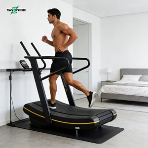 Tapis <span class=keywords><strong>de</strong></span> course incurvé non motorisé SAERDE, auto-alimenté, pour fitness et gym, directement <span class=keywords><strong>de</strong></span> <span class=keywords><strong>l</strong></span>'usine - Product Image 1