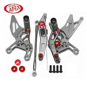 Haute qualité CNC en alliage d'aluminium moto arrière ensemble ensembles arrière repose-pieds pour YAMAHA R1 2009 <span class=keywords><strong>2010</strong></span> 2011 2012 2013 2014 - Product Image 2