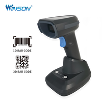 Escáner de Código de Barras Inalámbrico USB con Fuente de Luz CMOS, Lector de Códigos QR 1D/2D para Sistemas Windows, Android, Linux e iOS