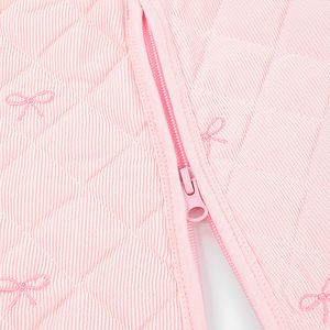 Gigoteuses matelassées roses avec nœud, douces pour la peau, de qualité supérieure Puresun, pour nouveau-nés, <span class=keywords><strong>gigoteuse</strong></span> personnalisée pour bébés filles - Product Image 5