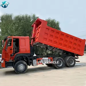 Cina Buon Fornitore 6x4 8x4 Usato Ribaltabile Camion 371HP 375HP Utilizzato Sinotruck Autocarro Con Cassone Ribaltabile