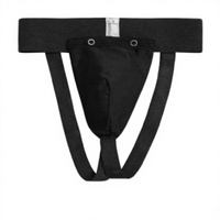 Protège-entrejambe en tissu pour hommes, avec coque en plastique amovible, deux styles, blanc et noir, tailles S-XL, pour l'entraînement aux arts martiaux (vente en gros)