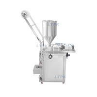 Machine d'emballage verticale de sachets de sauce à trois soudures latérales pour sachets de chocolat, confiture et pâte de piment