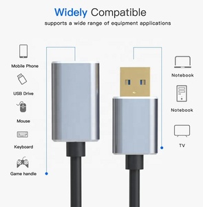 Trasferimento dati ad alta velocità cavo di prolunga 3.0 USB placcato in oro 3.0 2.0 maschio femmina cavo di tipo C tastiera SSD TV Extender cavo dati - Product Image 6