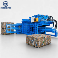Presse à balles hydraulique horizontale automatique à haute efficacité pour bouteilles en plastique, taux de compactage élevé