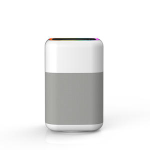 เครื่องฟอกอากาศอัจฉริยะ สีขาว ครอบคลุมพื้นที่ 10 ตร.ม. พร้อมแผ่นกรองคาร์บอนแบบแอคทีฟ มาตรฐาน US EU UK กำจัดฝุ่นและควัน พกพาสะดวก ใช้ในบ้าน - Product Image 1