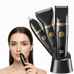Rasoir électrique domestique pour hommes et femmes-<span class=keywords><strong>Tondeuse</strong></span> amincissante pour les parties intimes et les aisselles Étanche Rechargeable par USB - Product Image 3