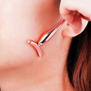 批发廉价套装抗皱锌合金按摩棒和面霜棒套装健康促销礼品 - Product Image 5