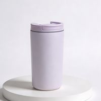 Mug à café en acier inoxydable de 12 oz, isolé sous vide, à double paroi, avec paille, pour boissons chaudes et froides, idéal pour un usage quotidien