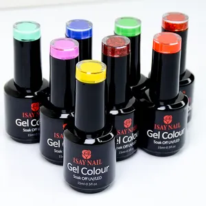 Wholesale nail products factory oem 15ml uv gel polish private label color for nail art