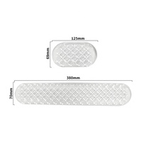 Ensemble de tapis de souris en gel de silicone transparent avec repose-poignet, couleur personnalisable et impression UV, tapis de clavier de jeu pour la maison et le bureau