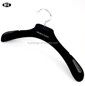Cintres en velours plastique <span class=keywords><strong>Zara</strong></span> pour vêtements, costumes, robes, avec logo pour magasin - Product Image 4