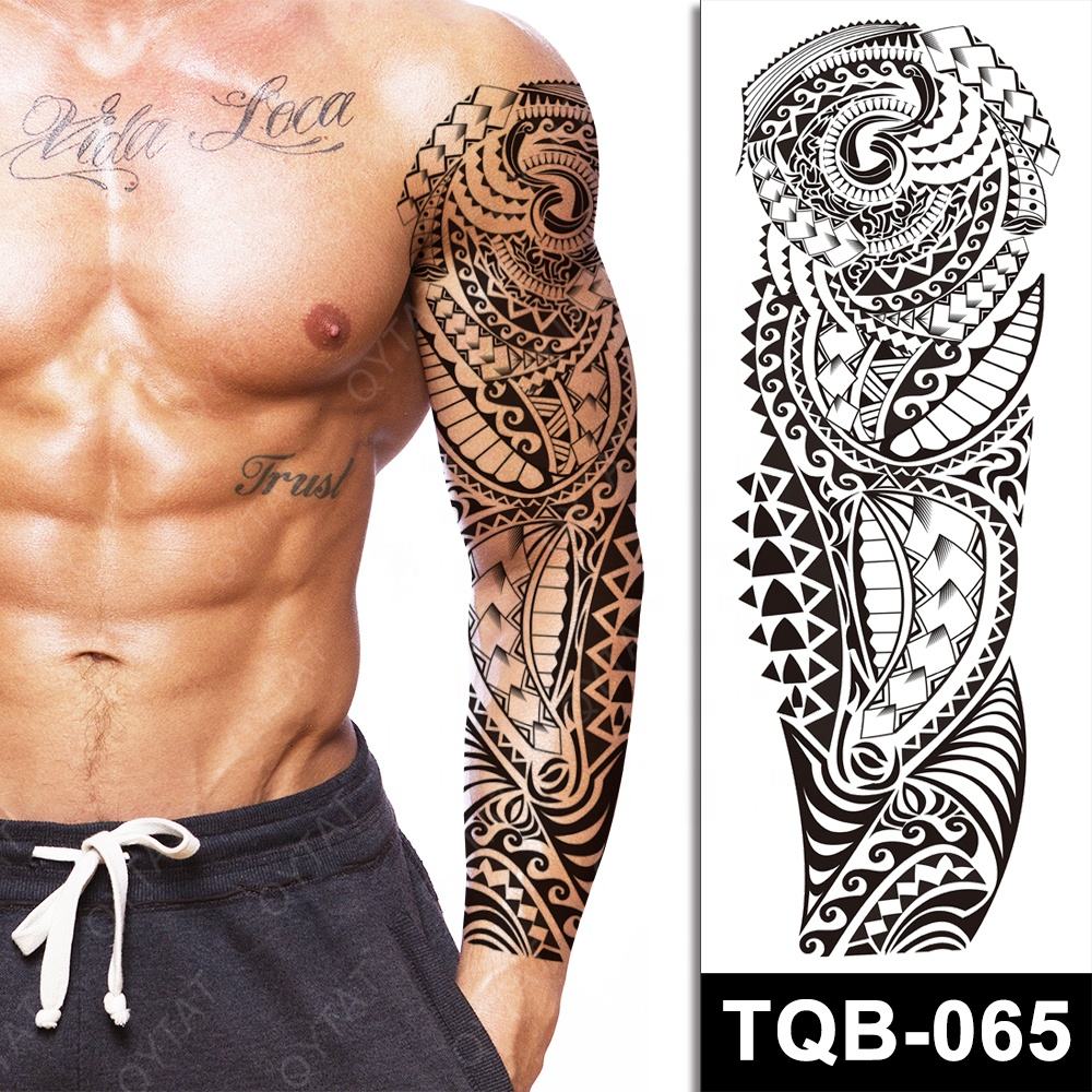 Unisex Waterdichte Tijdelijke Sticker Tattoo Mouwen Volledige Arm Fake Tattoo/ Tatto