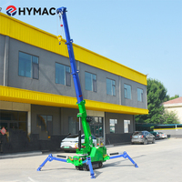 Mini-grue araignée de levage de haute précision de 1,5 tonne pour travaux de construction en intérieur avec une largeur de 650 mm