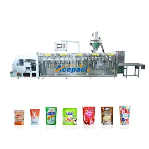 DS-180S Acepack high speed Automatic Stand-up Pouch Packaging Machine Horizontal 1kg open mouth bag doypack packing machine