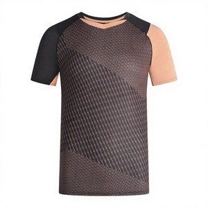 เสื้อยืดพิมพ์ลายซับลิเมชั่นคุณภาพสูงสำหรับผู้ชาย ผลิตจากโพลีเอสเตอร์ 100% รับออกแบบโลโก้ OEM แห้งเร็ว น้ำหนักเบา ระบายอากาศได้ดี เหมาะสำหรับใส่ลำลอง - Product Image 1