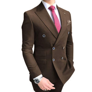 Eleganti Completi da Uomo 2 Pezzi Abito Formale <span class=keywords><strong>Maschile</strong></span> Slim Fit Abiti da Cerimonia per Sposo - Product Image 1