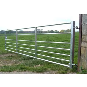 direct factory good price high quality hot dip galvanized 20 ft welded farm gate for farm