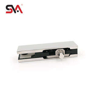 Robuste moderne en acier inoxydable 304 porte support supérieur bureau salle de réunion boutique-aluminium verre pince panneaux Patch bâtiment - Product Image 3