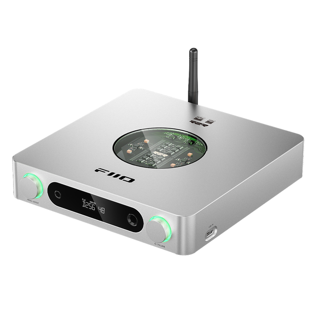K13 R2R Home DAC & Headphone Amplifier High-Fidelity 24Bit Metal 2-Channel Powerful 2400mW Output LDAC Streaming