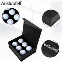 Vente en gros de balles de golf blanches à deux couches, coffret cadeau, balle en caoutchouc synthétique personnalisée pour le golf
