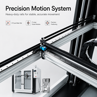 Printer FGF Industri Baru Tugas Berat Tertutup dengan Ukuran Bangunan 1200x1200x1200mm, Modul Pemandu Linear, Transmisi Sabuk, dan Meja Pemanas