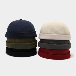 Casquette Docker personnalisée avec logo, sans visière, style marin, pour le travail, en tissu courant, pour hommes et femmes - Product Image 2