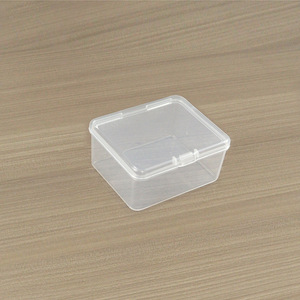 Plastic <b>Storage</b> <b>Box</b> Rectangle 4.9 X 4 X 2.3 Cm With Lid <b>Stackable</b> For Jewelry Fishing Gear Parts Organization - Product Image 3