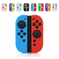 Coque de protection Lucky Fox en TPU pour manette, avec 2 grips de pouce, antichoc, antidérapante, souple et anti-jaunissement