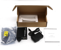 Convertidor de Medios RJ45 de Fibra a Hogar de 2 km y 20 km, Compatible con TP Link MC111CS-20 y MC112CS-20