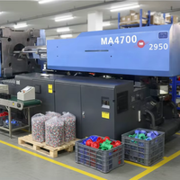 Moteur PLC d'injection plastique horizontal automatique hydraulique MA4700 470 tonnes d'occasion, à économie d'énergie, disponible en stock (Haïti)